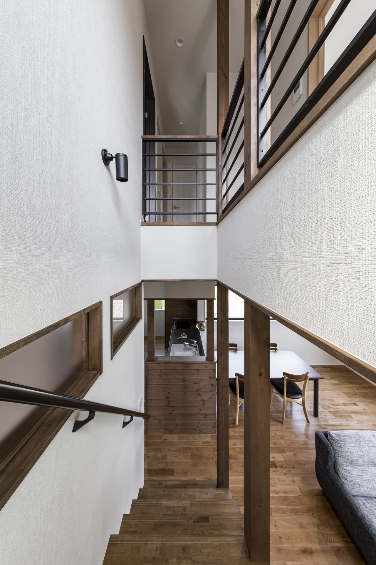 岡崎でスケルトン階段の家ならゲートエアーハウスの施工事例